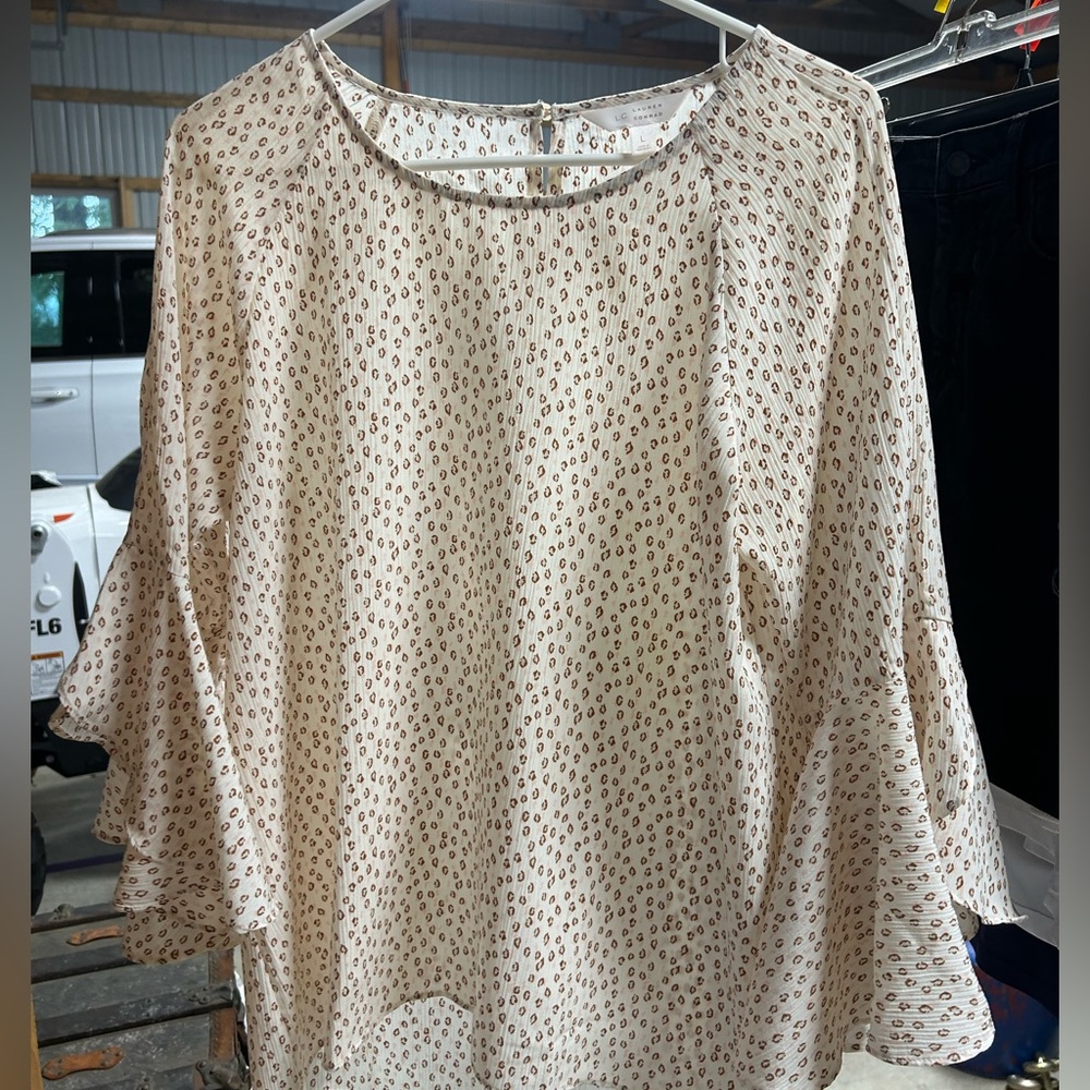 Cheetah Blouse (perfect for work)